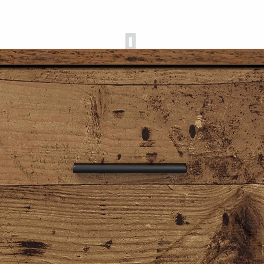 Armadio da Notte con cassetto Legno vecchio 38 x 38 x 66 cm 883382