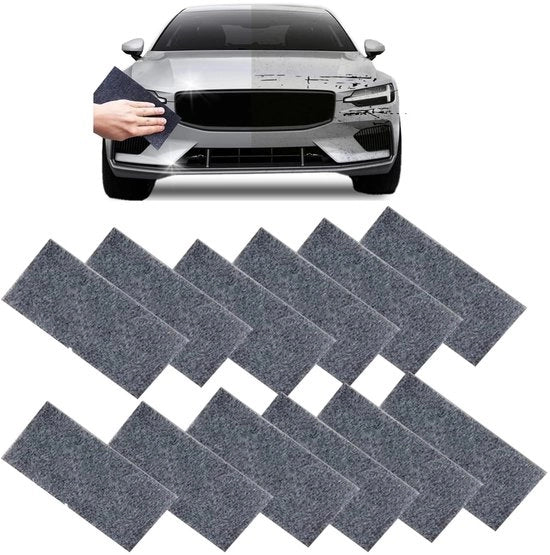 12 set di poli e set di abrasivi Magic Nano Sparkle per la riparazione di leggere macchie di vernice, manutenzione del rivestimento e pulizia dell'auto