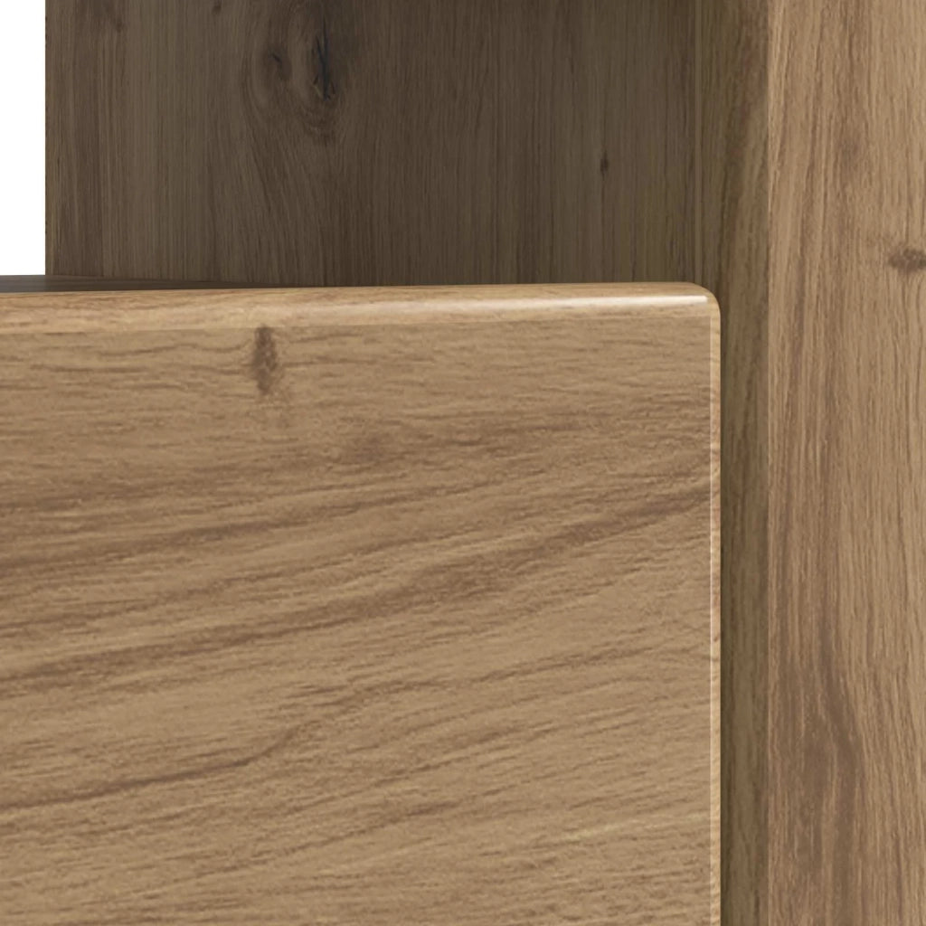 Mobile TV LED Rovere Artigianale Legno ingegnerizzato 897574