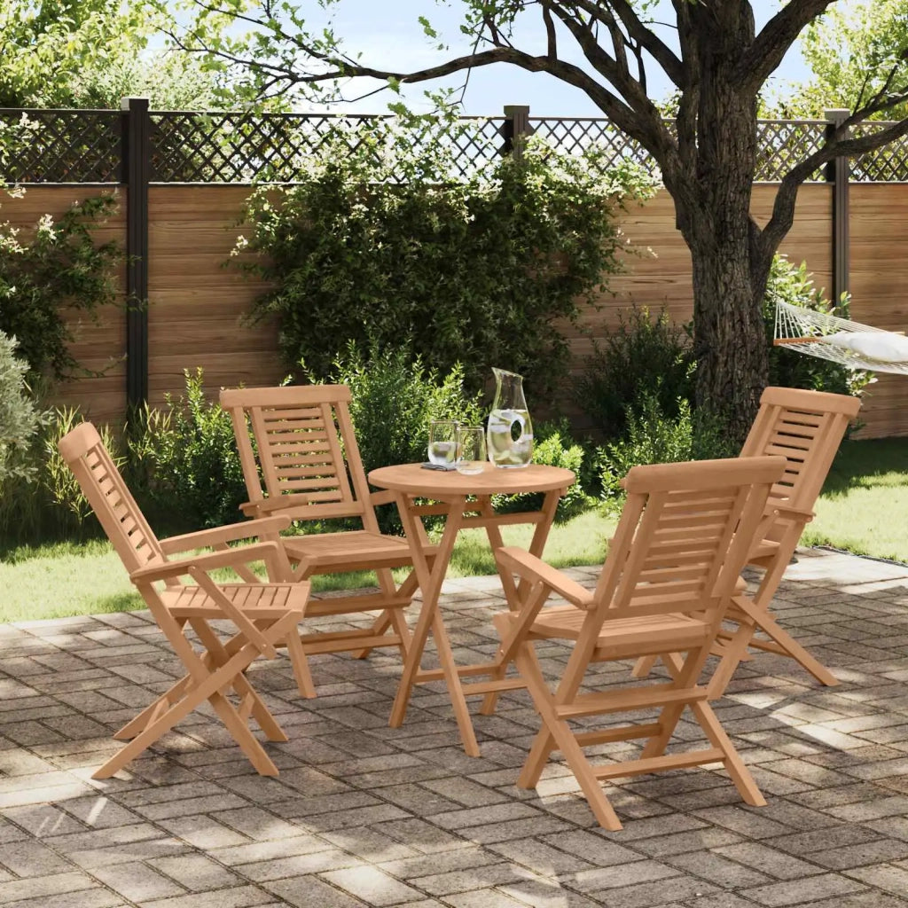 Set da Giardino 3 pz Marrone Legno Teak Massello 3437378