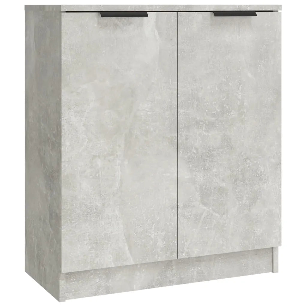 Credenze 3 pz | Madia | Buffet da pranzo | Armadio da pranzo Grigio Cemento in Legno Multistrato