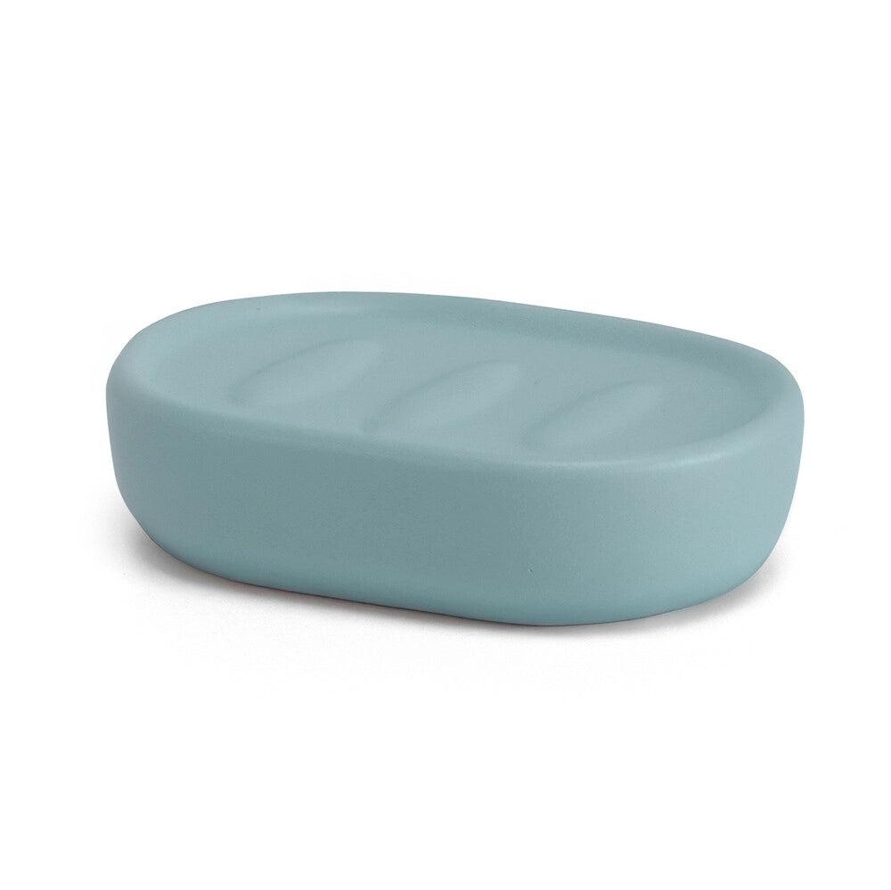 Porta sapone bagno turchese in ceramica antibatterica Sidney
