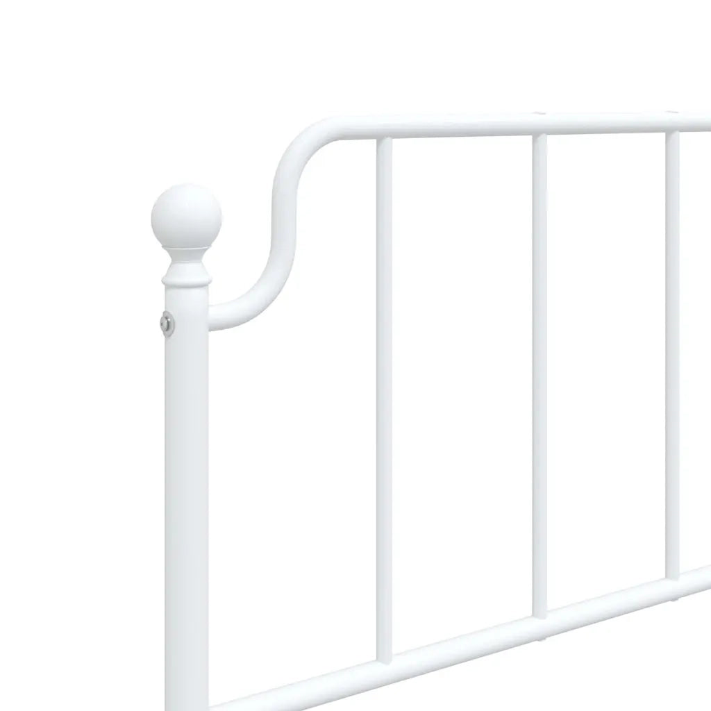 Testiera di Ricambio in Metallo Bianco 100 cm 373965
