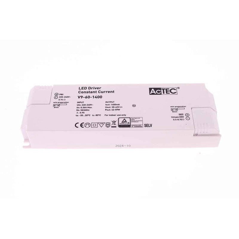 Led Driver CC Corrente Costante 1400mA 30V-42VDC Per Alimentare Led Max 60W