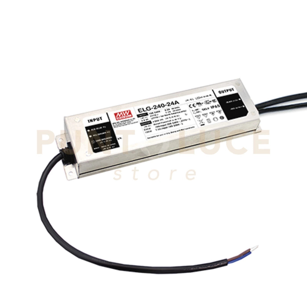I-DRIVER-ELG-240-24DRIVER MW ELG DIMM. OUTPUT 24V 10A 240W INPUT AC100-305V DC142-431V IP67 24,4X7,1X3,7CM
