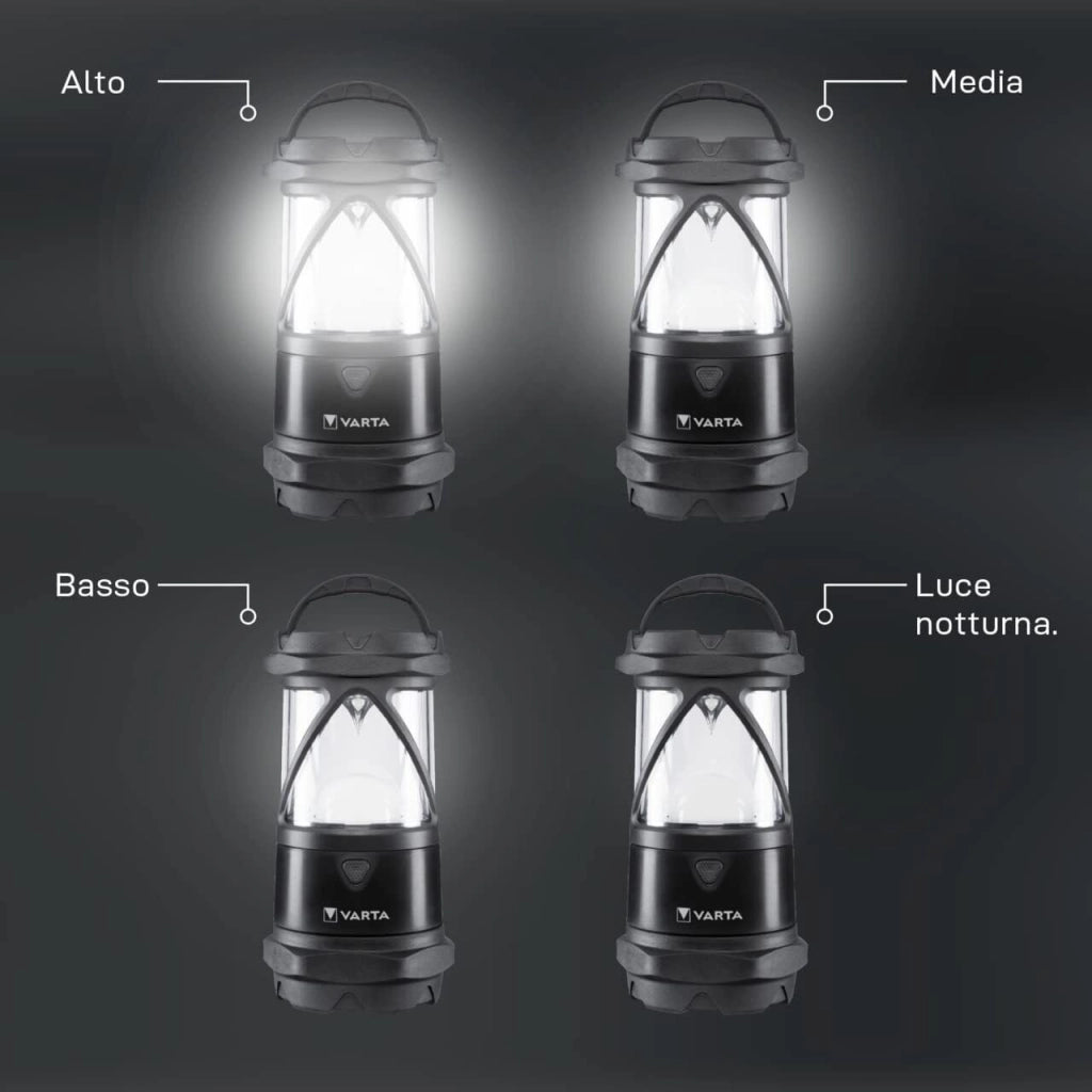 Varta 18761101111 INDESTRUCTIBLE L30 PRO Torcia a mano LED 450 lm IP67 a prova di shock fino a 4 m colore Nero