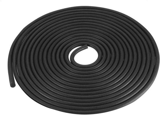 Afdichtstrip schiumante per porte e finestre - 5 mm di diametro - 5 metri di lunghezza - nero