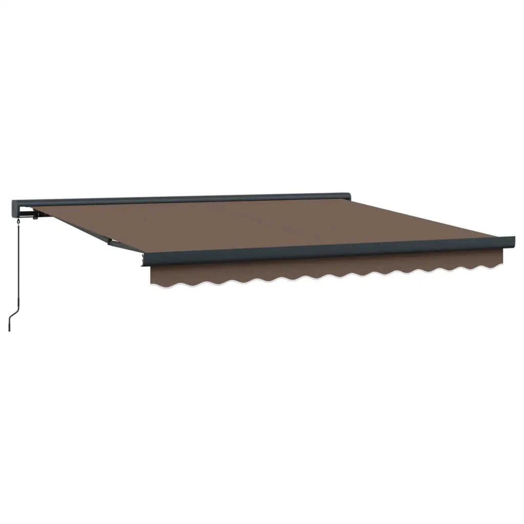Tenda retrattile Tortora 300 x 250 cm Tela e Alluminio 3425894