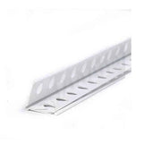 Paraspigolo bianco in pvc testa tonda per intonaco : Modello - BARRA 2,5 METRI