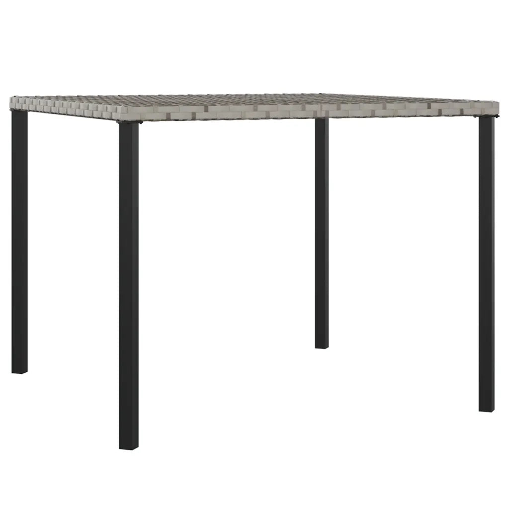 Set da Pranzo da Giardino 6 pz con Cuscini in Polyrattan Grigio 3186651