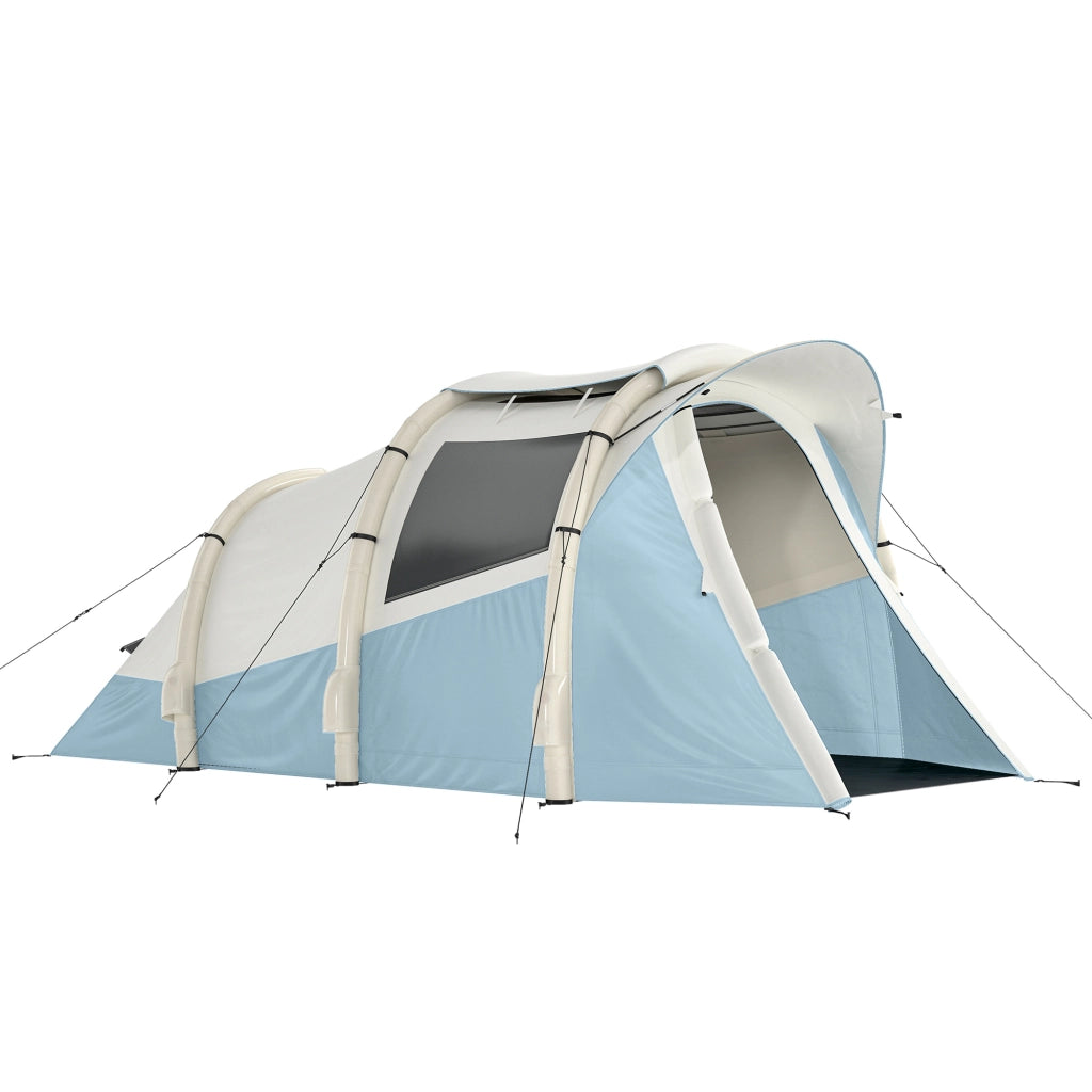 Tenda Inflabile 2-3 Persone ¨C zephmum ¨C Impermeabile 3000 mm Azzurro