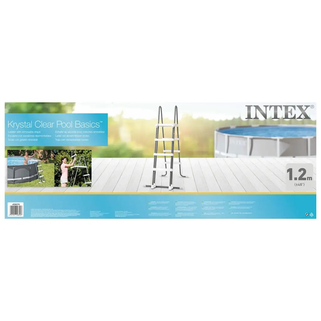 INTEX Scala di Sicurezza a 4 Gradini per Piscina 122 cm 3202929
