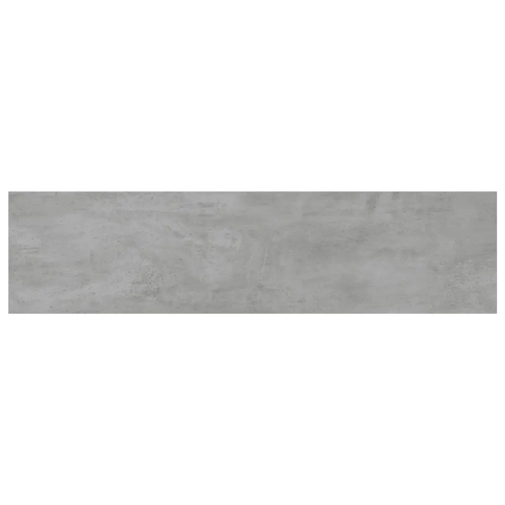 Ripiani per Libreria 4 pz-Scaffale per Libri Grigio Cemento 80x20x1,5cm Multistrato