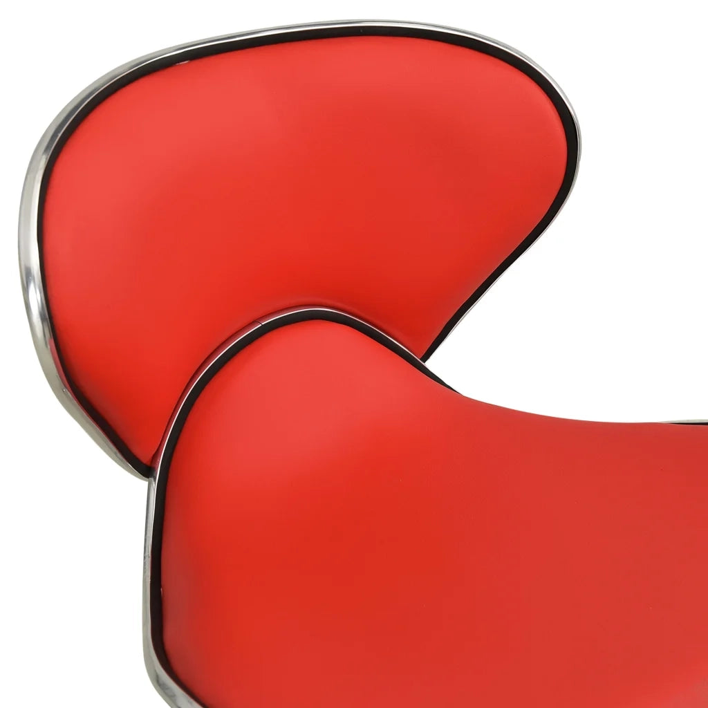 Sgabello da Salone Spa Rosso in Similpelle CFW7883269