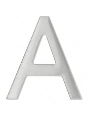 Lettera A adesiva in acciaio inox, altezza 76 mm – THIRARD