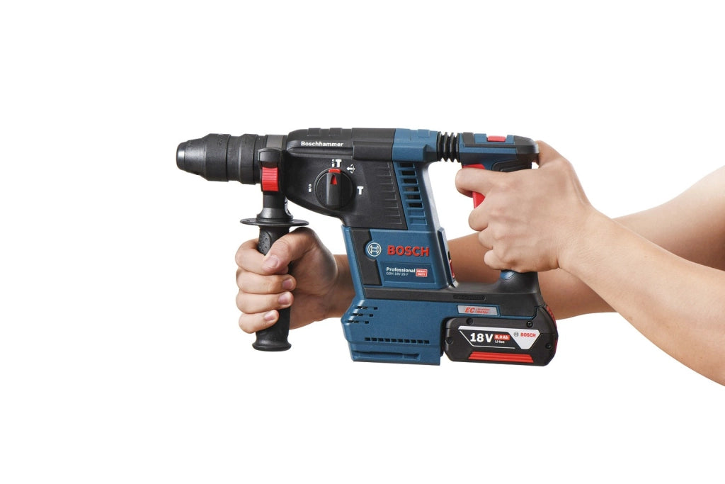 TASSELLATORE A BATTERIA BOSCH 3 FUNZIONI BRUSHLESS GBH 18V-26 F - 0611910001