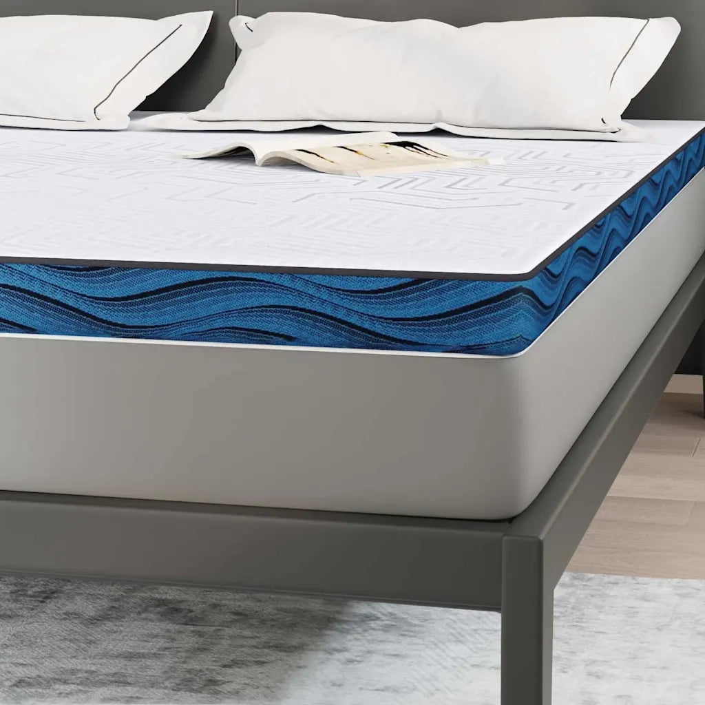 Topper per materasso Bianco 180 x 200 cm Tessuto Jacquard CFW4043210