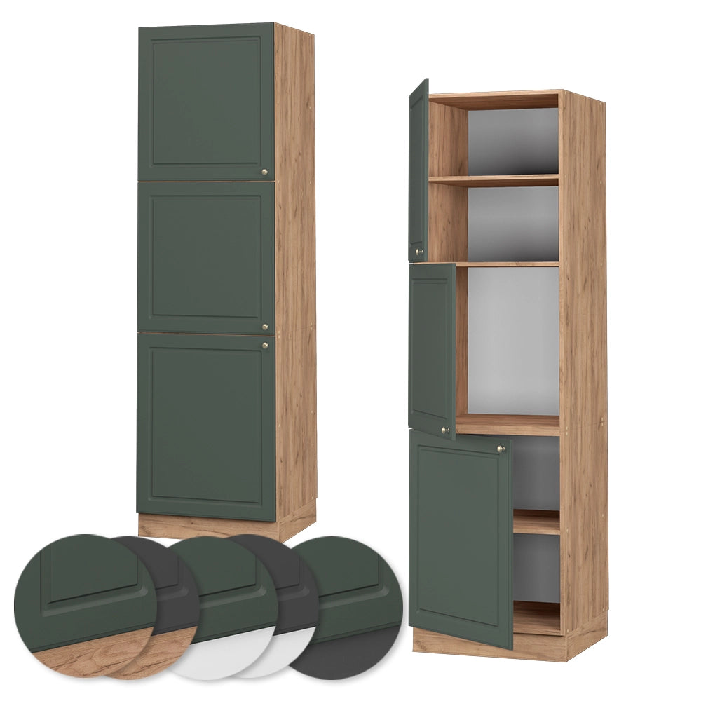 Vicco Mobile per forno da incasso Verde-oro Country House 60 cm