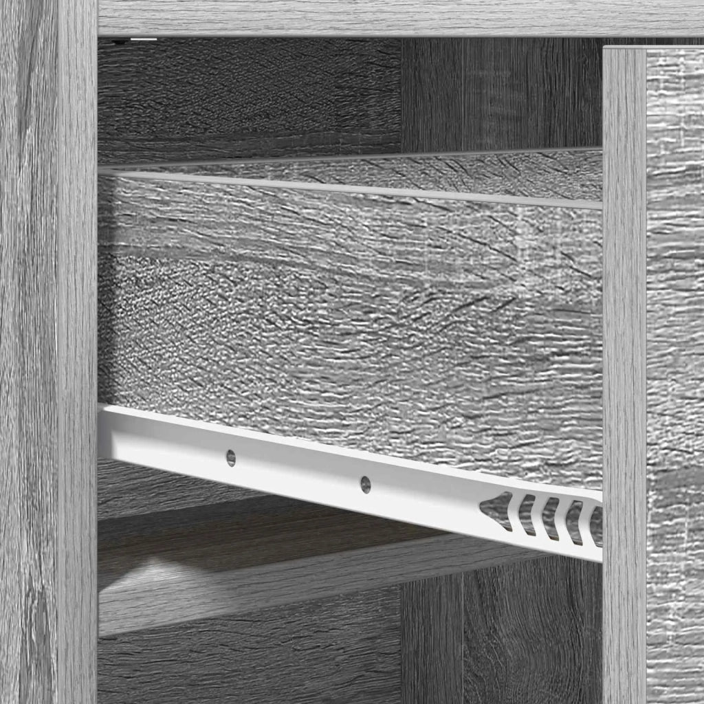 Mobile per scarpe con cassetto Sonoma grigio 48 x 36 x 92 cm 8011352