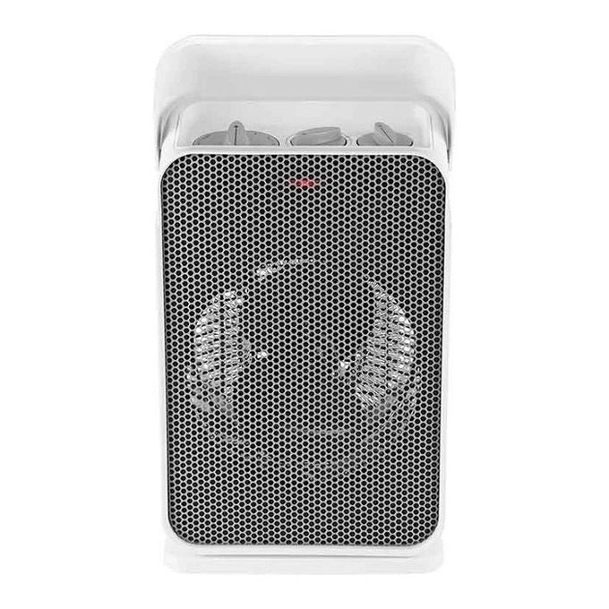Unold 86450 stufetta elettrica Interno Grigio, Bianco 2000 W Riscaldatore ambiente elettrico con ventilatore