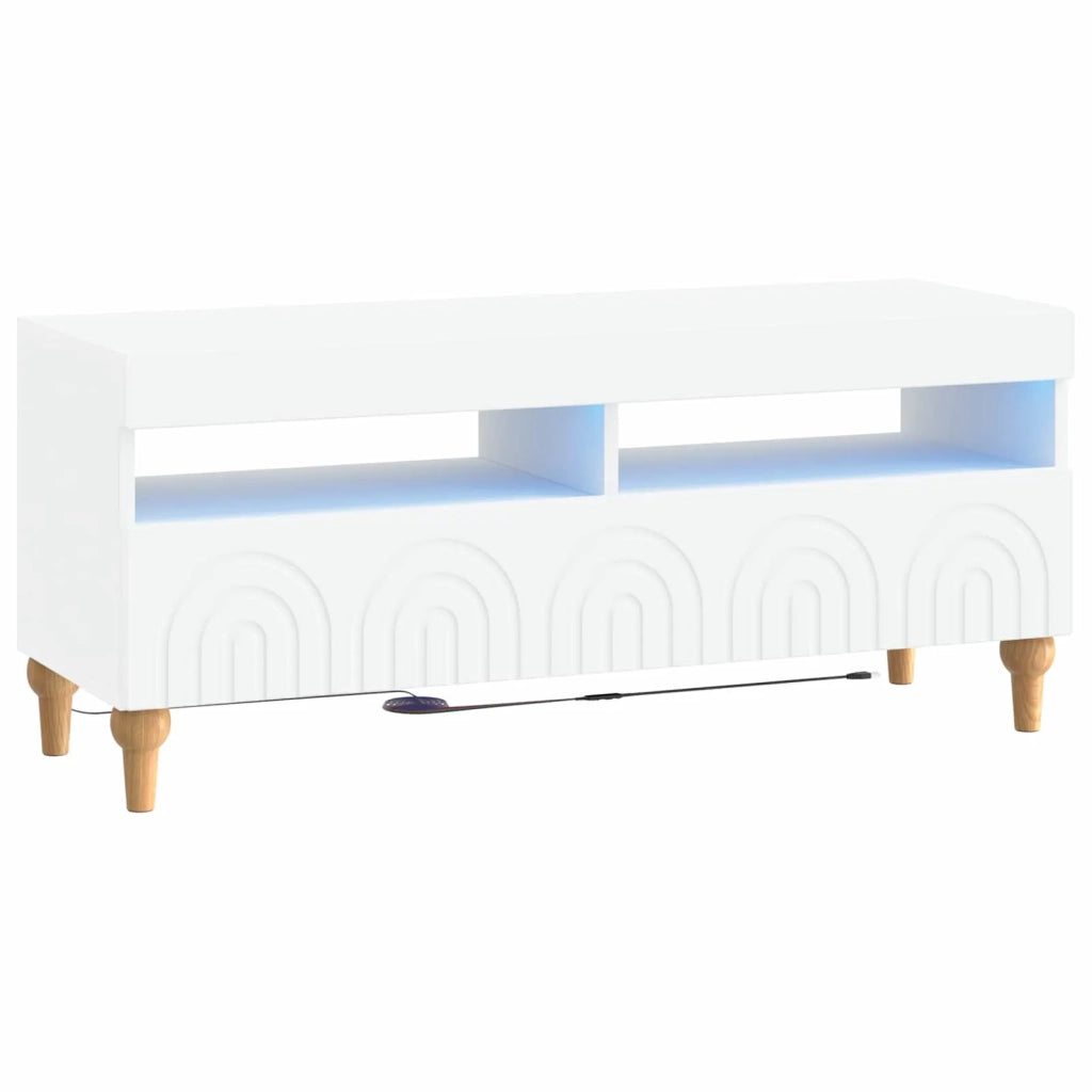 Mobile TV LED Bianco Legno ingegnerizzato 896325