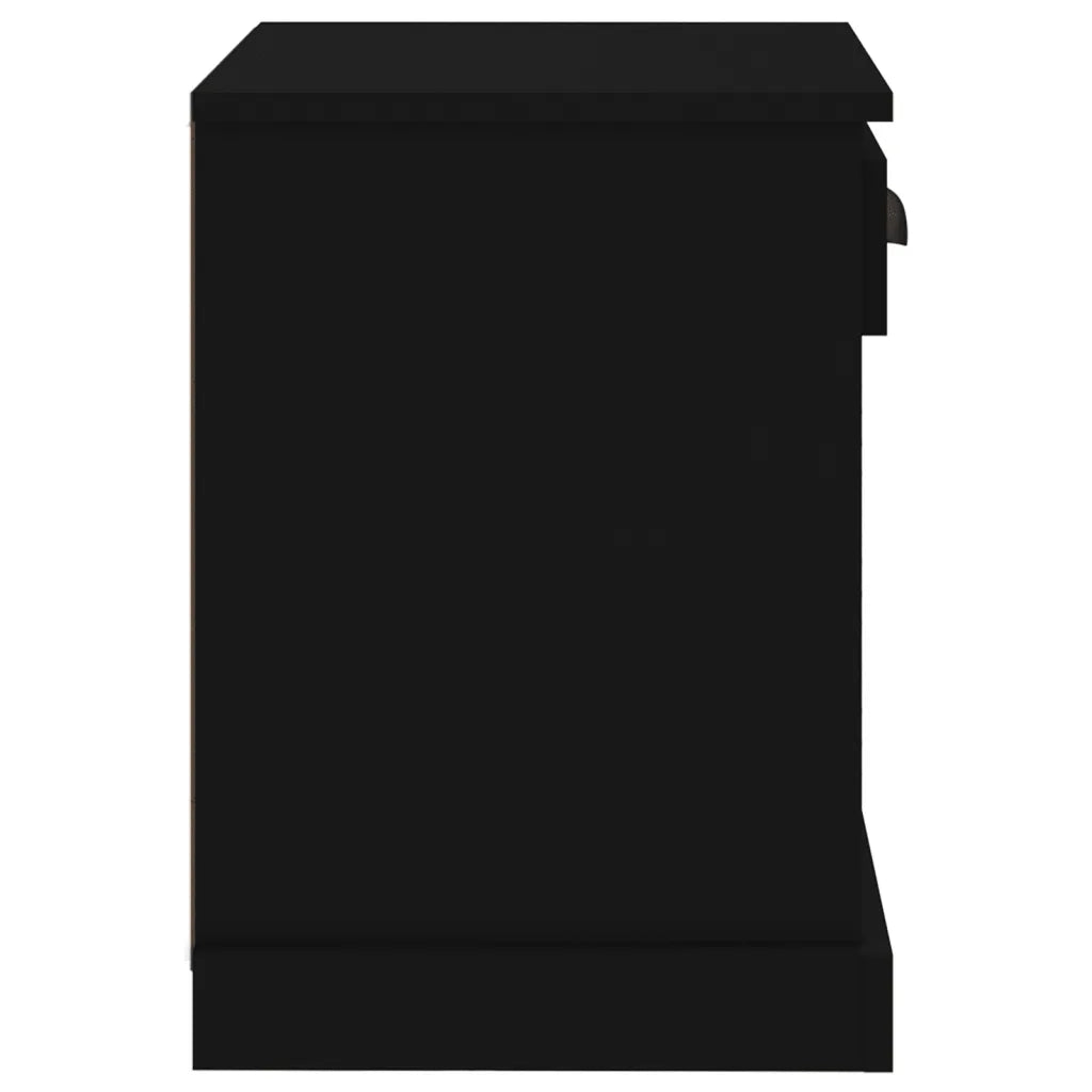 Comodini 2 pz-Set di 2 Tavolino da notte Neri 43x36x50 cm