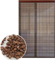 Gordino Decorativo in Legno di Bambù per la Casa, 90 Cavi (90 x 160 cm)