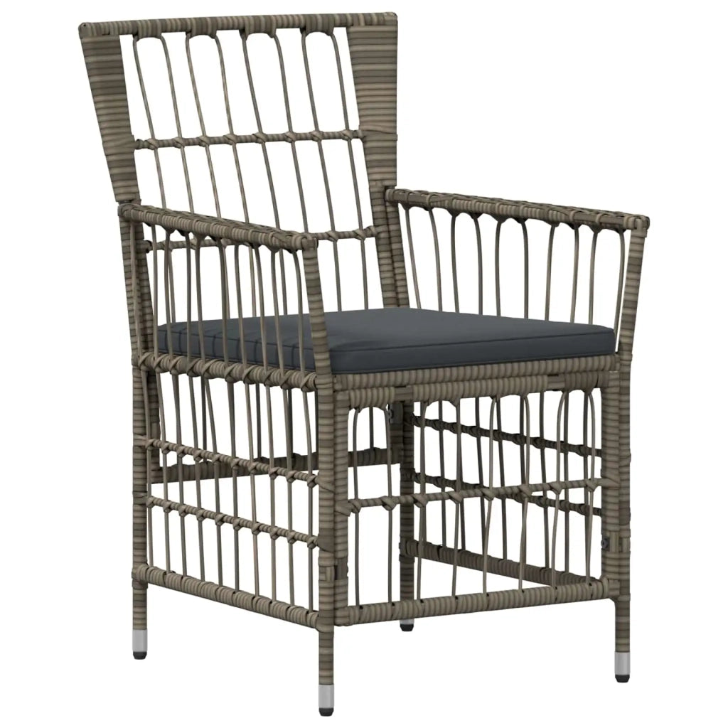 Sedie da giardino 2 pz Grigio 42025129