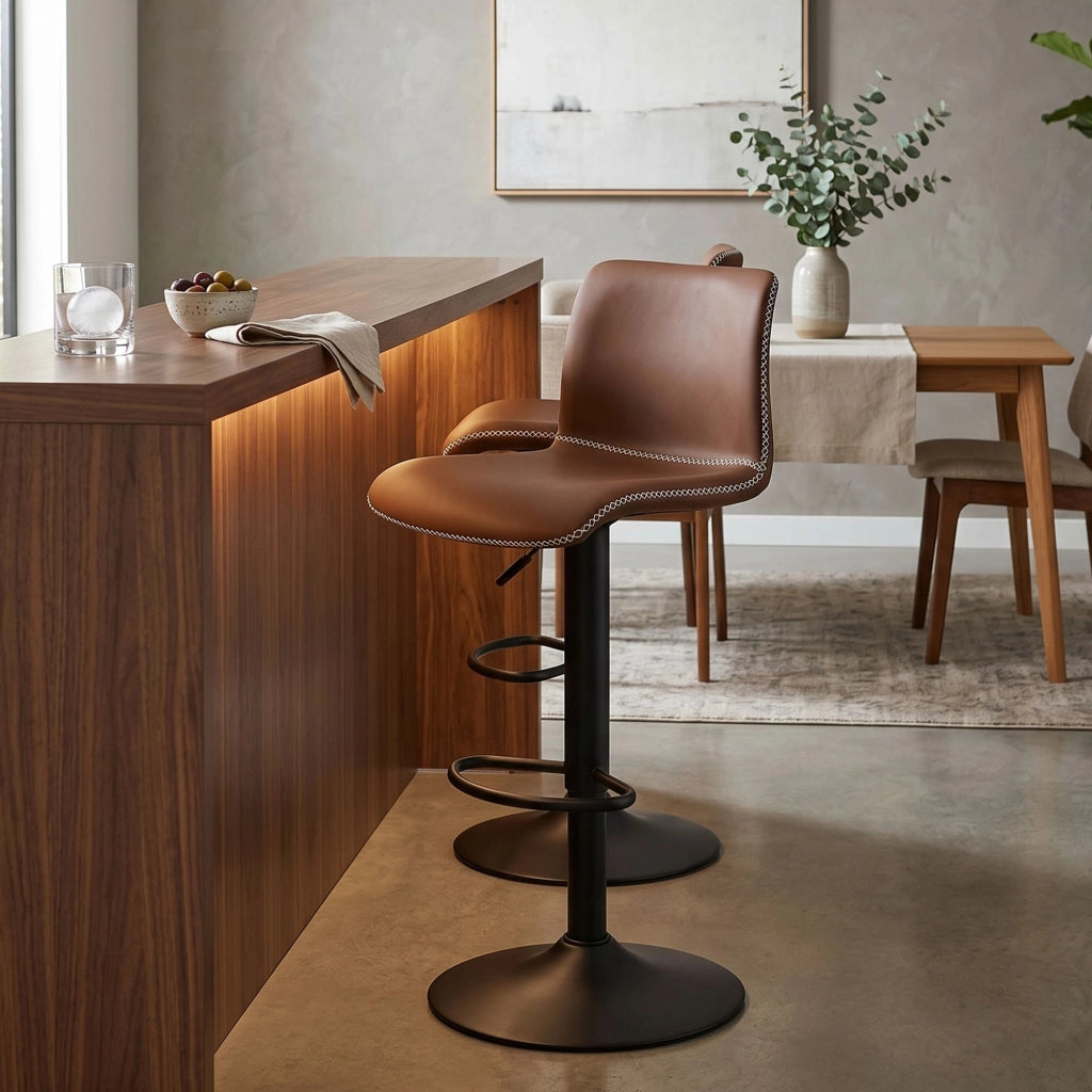 2er Set Barhocker Henchy Kunstleder