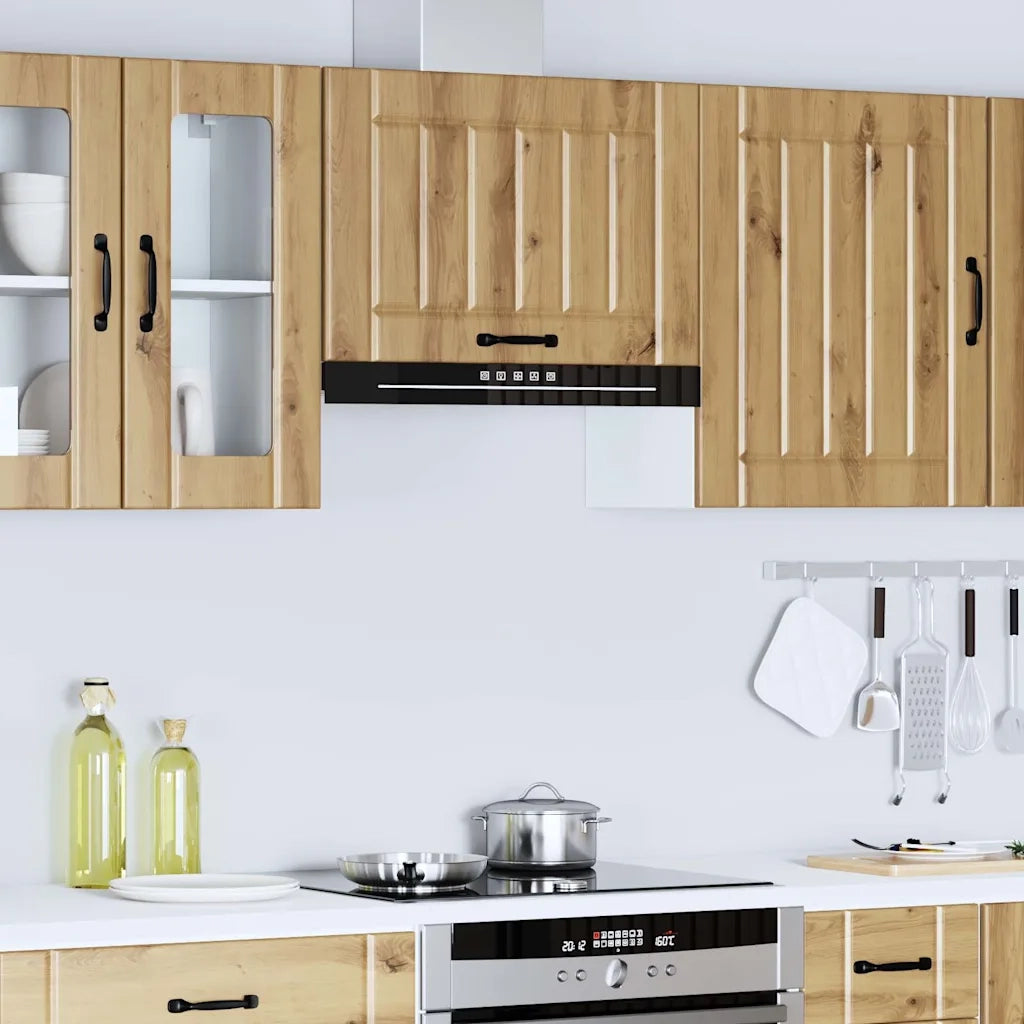 Pensile da Cucina Lucca Rovere Artigianale in Legno Multistrato