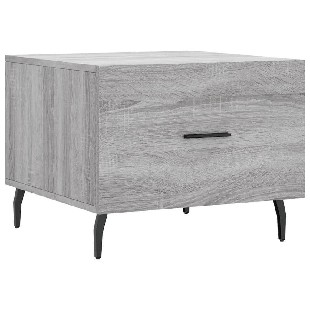 Tavolino da Salotto-Tavolino da soggiorno-Tavolo Grigio Sonoma 50x50x40 cm Legno Multistrato 979943