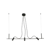 CLAP Pendente lineare nero 3x6W 3000K 38§