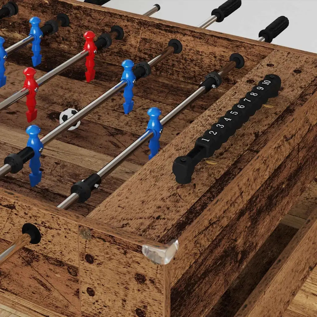 Tavolo da Foosball Legno vecchio 125 x 60,5 x 80 cm CFW3325194