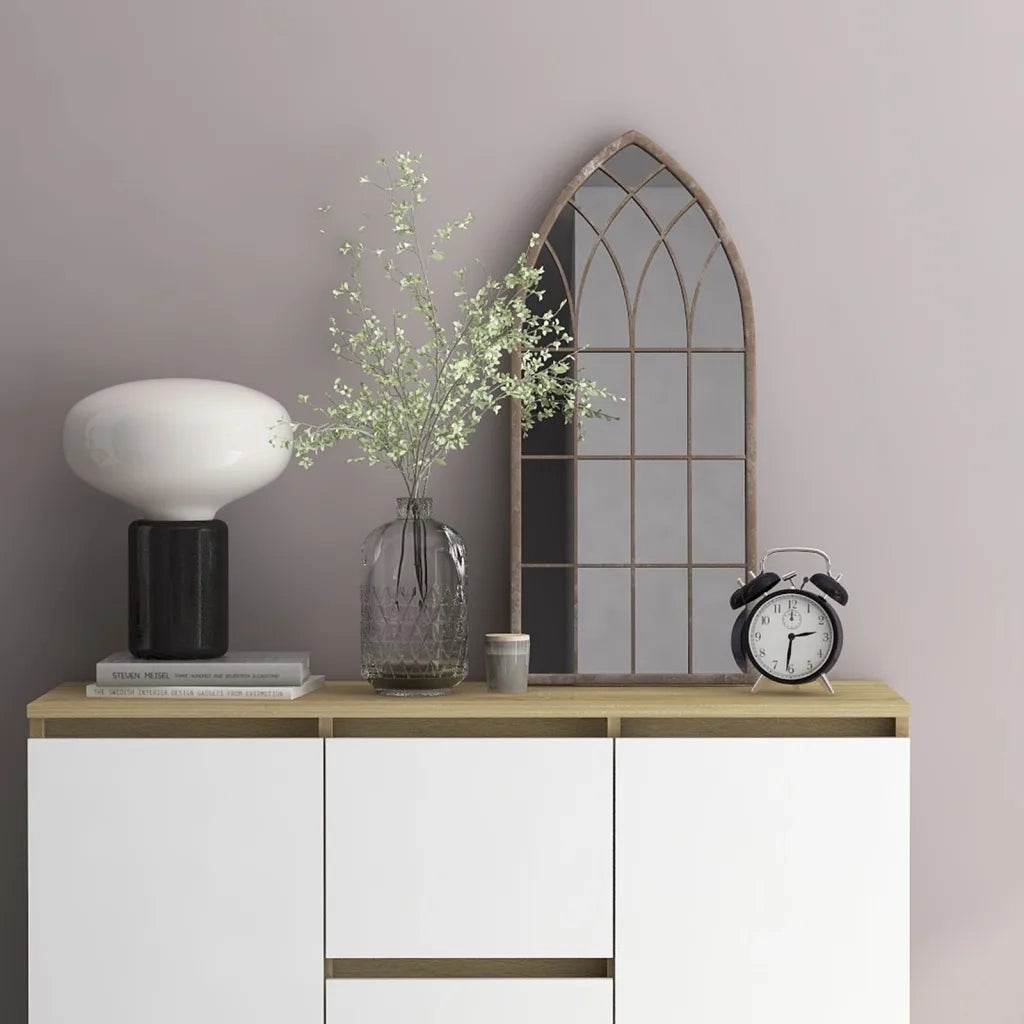 Specchio Sabbia-Specchio Decorativo 70x30 cm Ferro per Uso Interno 950240