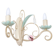 Applique doppia a candela Luce cristallo 2xE14 Luminex