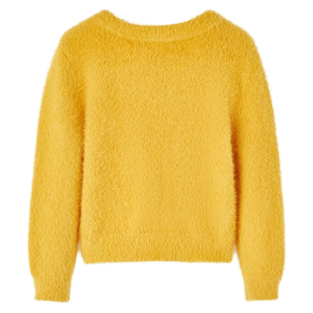 Maglione per Bambini Lavorato a Maglia Ocra 104cod mxl 84263