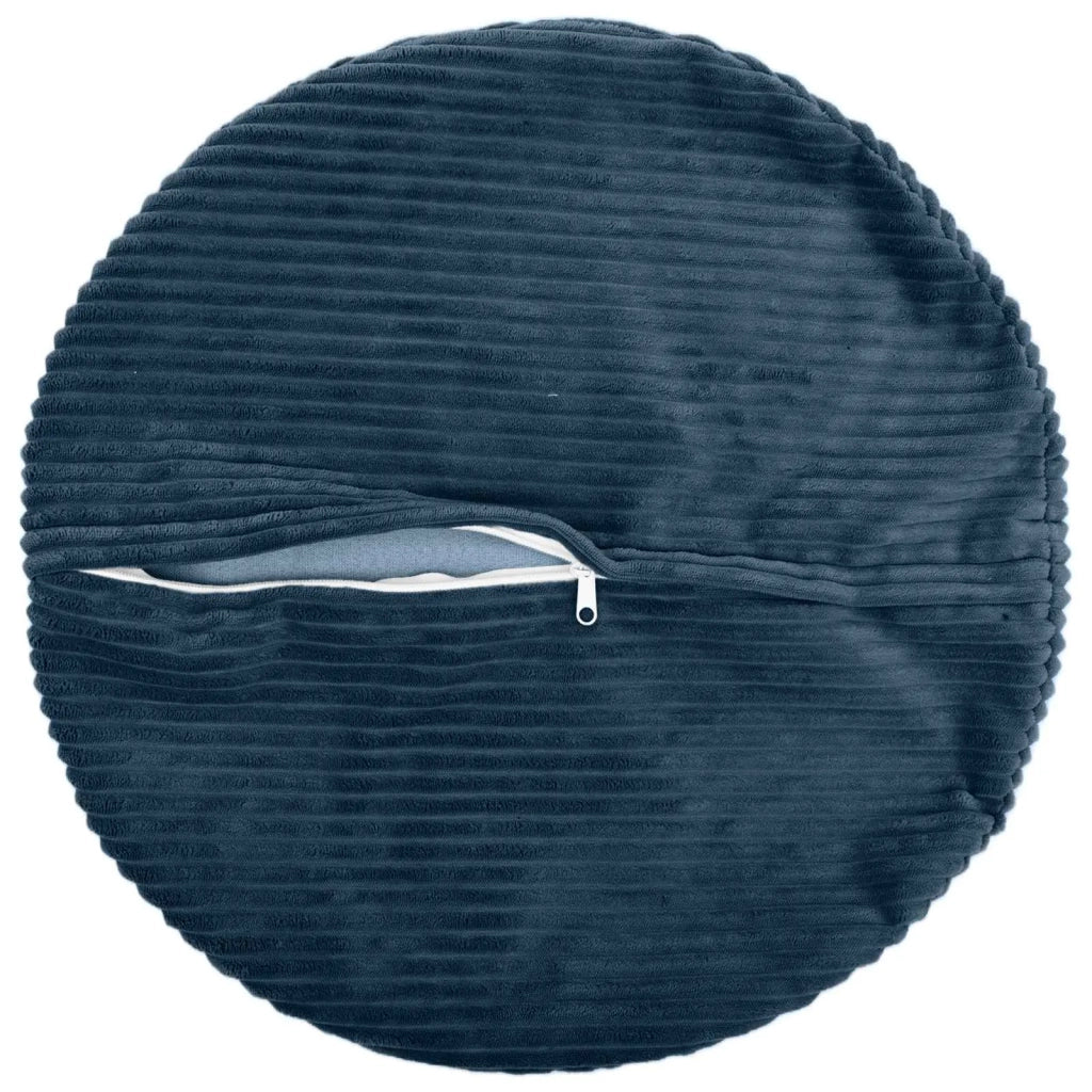 Federa 2 pcs HEERLEN Blu navy Ø 50 cm corduroy 922609