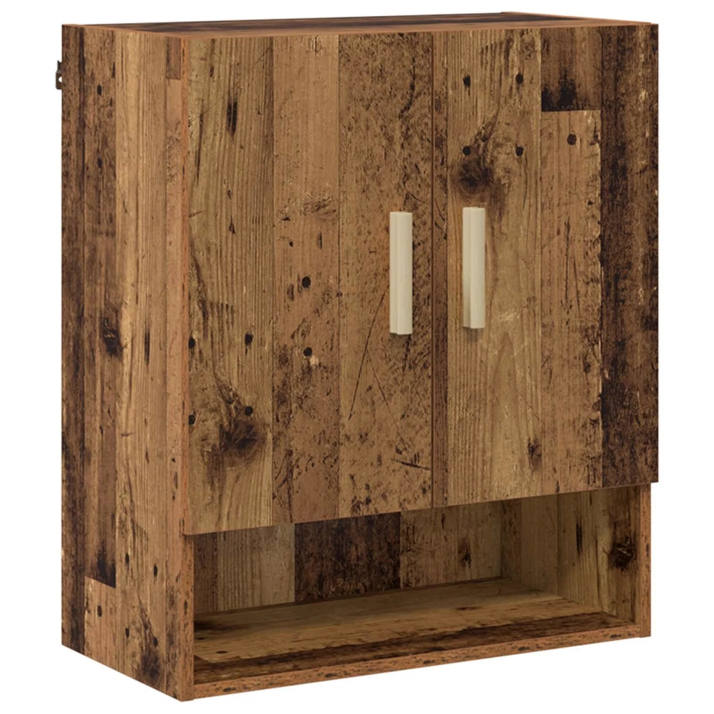 Armadietto a Muro | Mobile a Parete Legno vecchio 60 x 31 x 70 cm