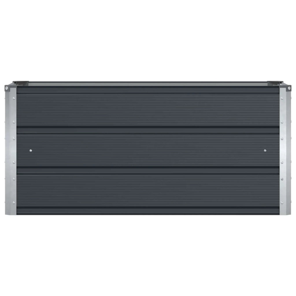 Fioriera moderna ed esteticamente gradevole per interni/esterni 100 x 40 x 45 cm in acciaio antracite 02_0059218