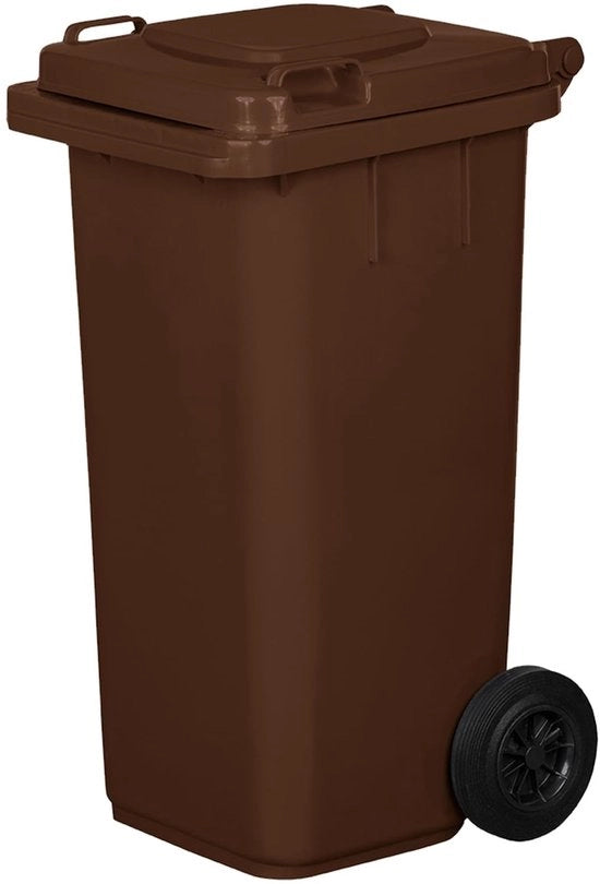 Raccolta differenziata XXL 120 litri - Contenitore con ruote - Differenziatore rifiuti - Resistente UV - Alta qualità - Selezione differenziata - Cestino dei rifiuti