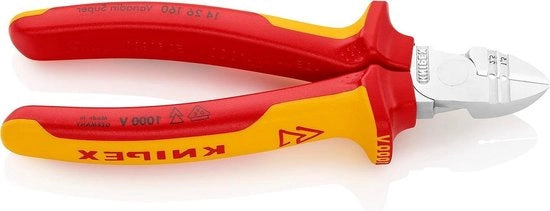 Tangola isolante per taglio lato con manubri multi-componenti testata VDE - 160 mm