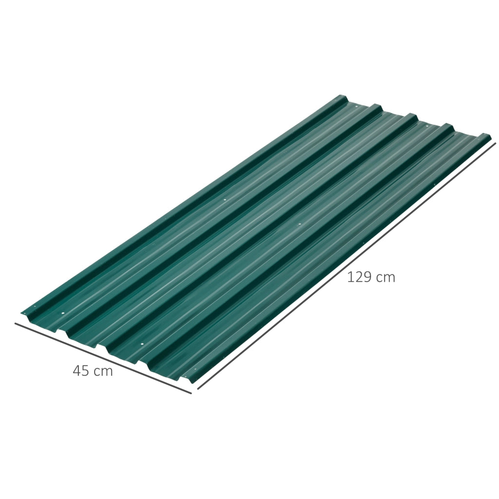 Lamiera trapezoidale ¨C Minimal ¨C 129x45cm 0,25 mm zincato verde