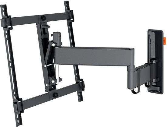 Supporto per TV da parete rototraslando e inclinabile per schermi da 32 a 65 pollici, massimo 25 kg, certificato TÜV, rototraslando fino a 180°, massimo VESA 400x400, universale