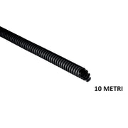 TUBO CORRUGATO 3321 D.16MM 10M IN PVC NERO.