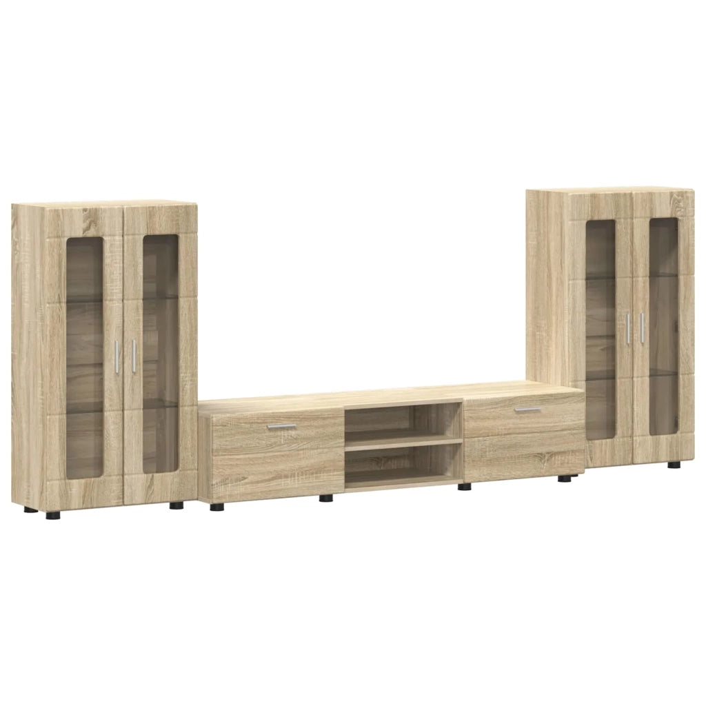 Set mobile TV FLORIN 3 pcs Rovere Sonoma Legno multistrato 3397936