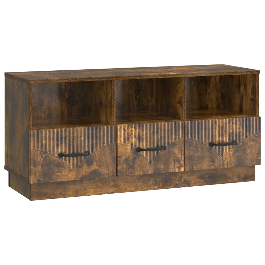 Mobile TV | Armadietto TV | Mobile Porta TV Rovere Fumo 102 x 34,5 x 47 cm Legno ingegnerizzato