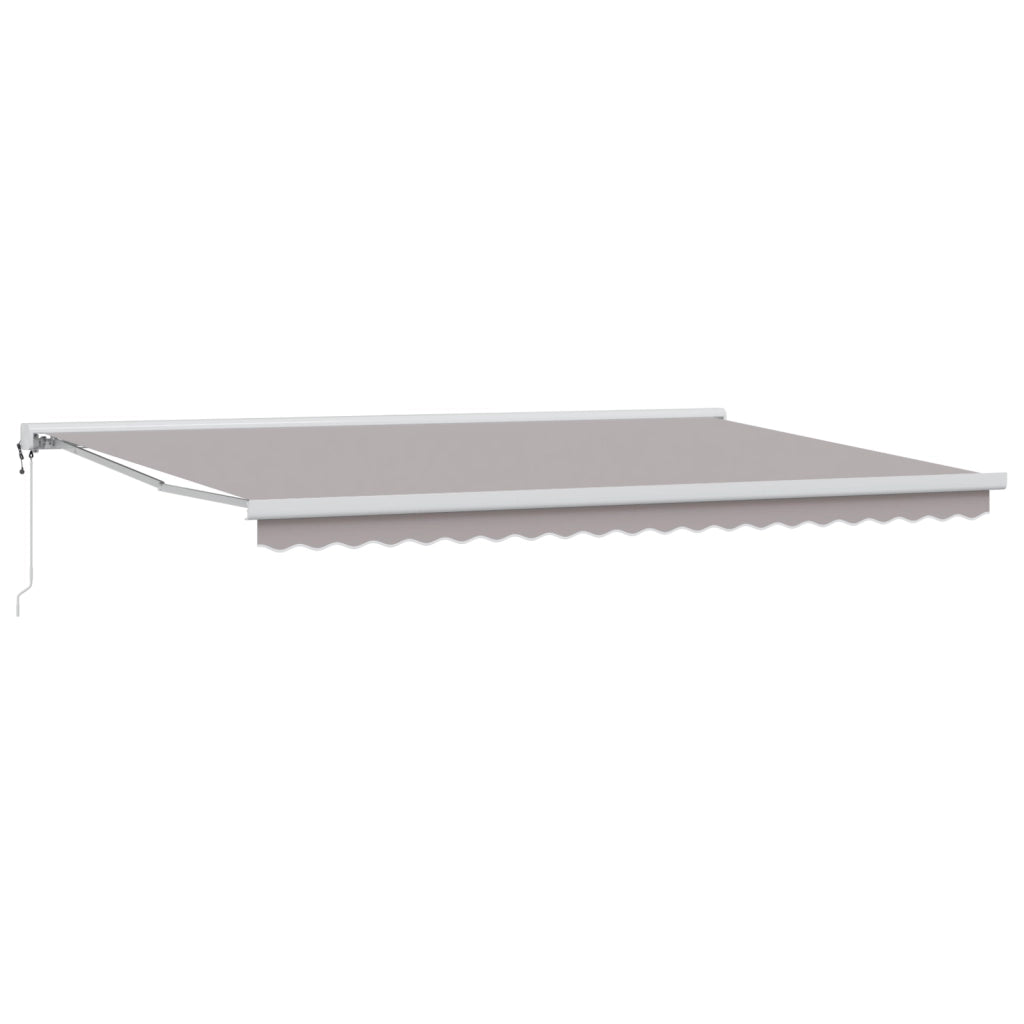 Tenda Retrattile Automatica Grigio Chiaro 500x300 cm