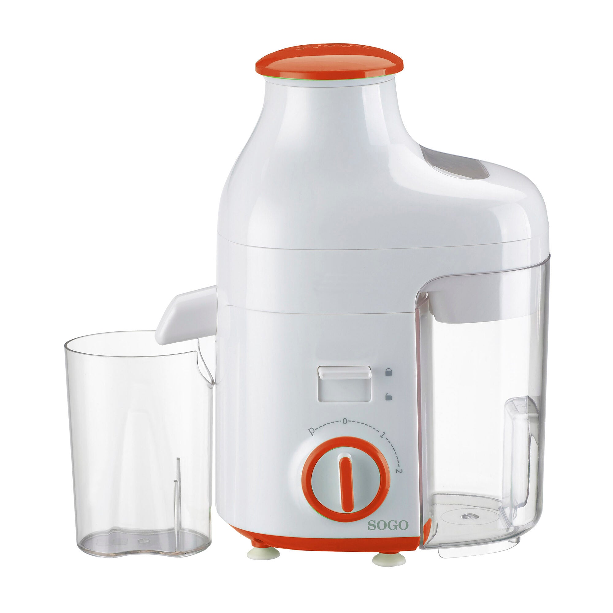 SOGO Multifunctional Juicer 300W - Orange - Efficient Fruit & Vegetable Extractor