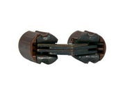 10pz cerniere invisibili cilindriche acciaio bronzato nylon marrone  mm14 cod:ferx.fer209274