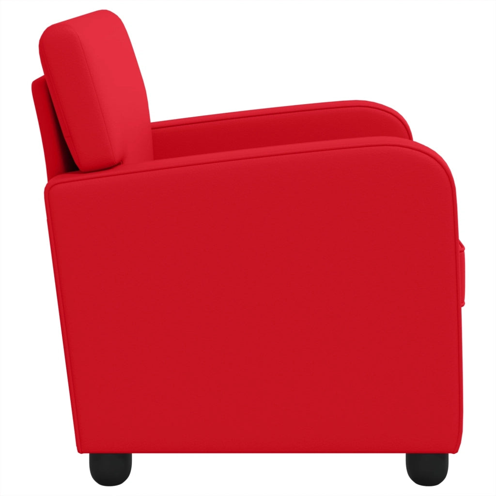 Poltrona Rosso Similpelle 42043431